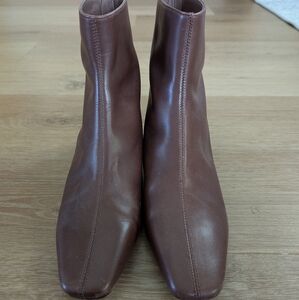 J Crew Leather Ankle Boots